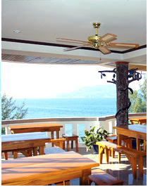 Tri Trang Beach Resort - view from restaurant