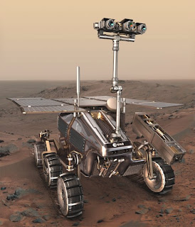 An ESA artist's impression of the ExoMars rover