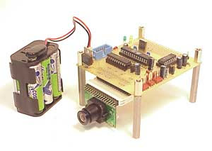 The ATmega8 microcontroller-based AVRcam