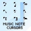 Music Cursor  swimboy5002 by Cursor Mania 21 fra i più bei puntatori per il mouse di Windows