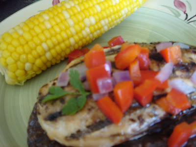 grilled lime chicken with black bean sauce