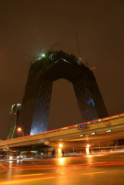 CCTV Tower Construction, Beijing, China