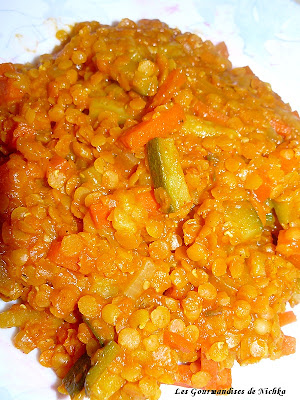 recettes Curry de légumes et de lentilles corail