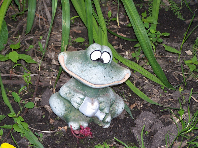 Frog garden decor