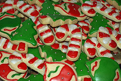 candy cane Christmas cookies