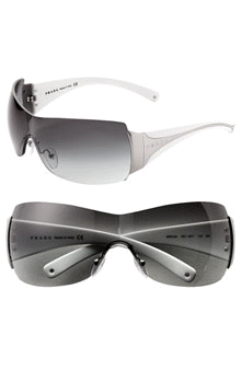 picture of Prada rimless sunglasses