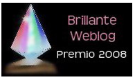 picture of Brillante Award logo on black background with a little crstal trophy