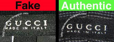 authentic gucci label