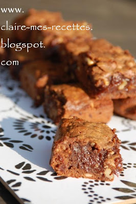 Brownies aux cacahuètes et noix ou comment faire des minis cakes coulant