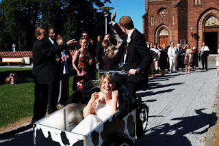 Customers who used their Bellabike at their wedding