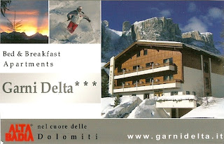 Garni Delta - Colfosco, Business Card