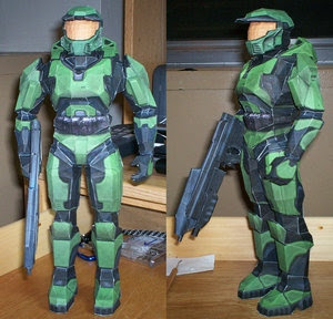 meraTechPort: Halo 3 Master Chief paper Model