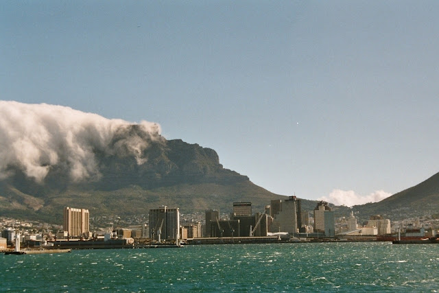 Blick auf Kapstadt; Südafrika; Cape Town